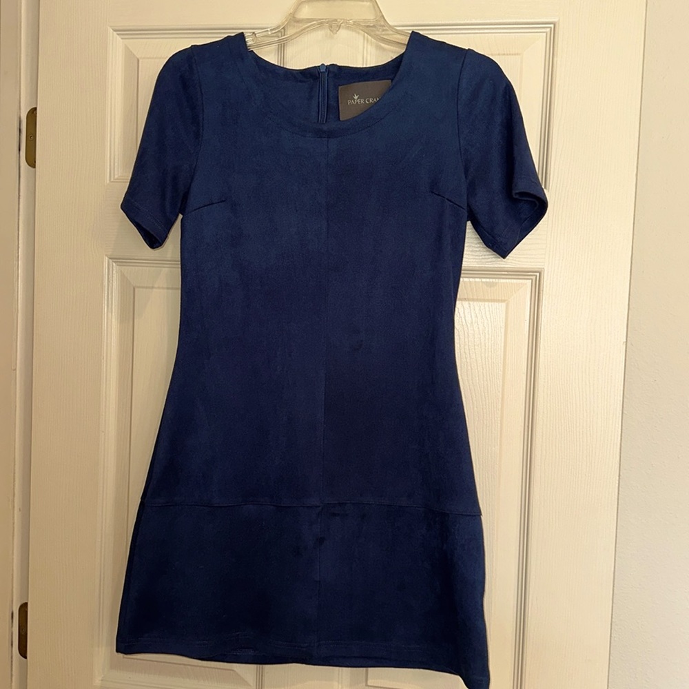 Paper Crane dress, velvet feel.